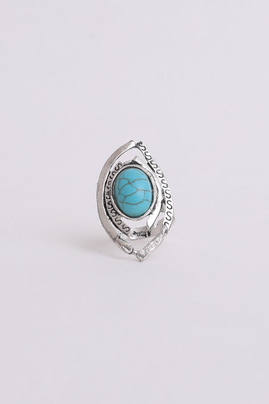 Western Native Adjustable Turquoise Ring💍 - NeoKira Unlimited