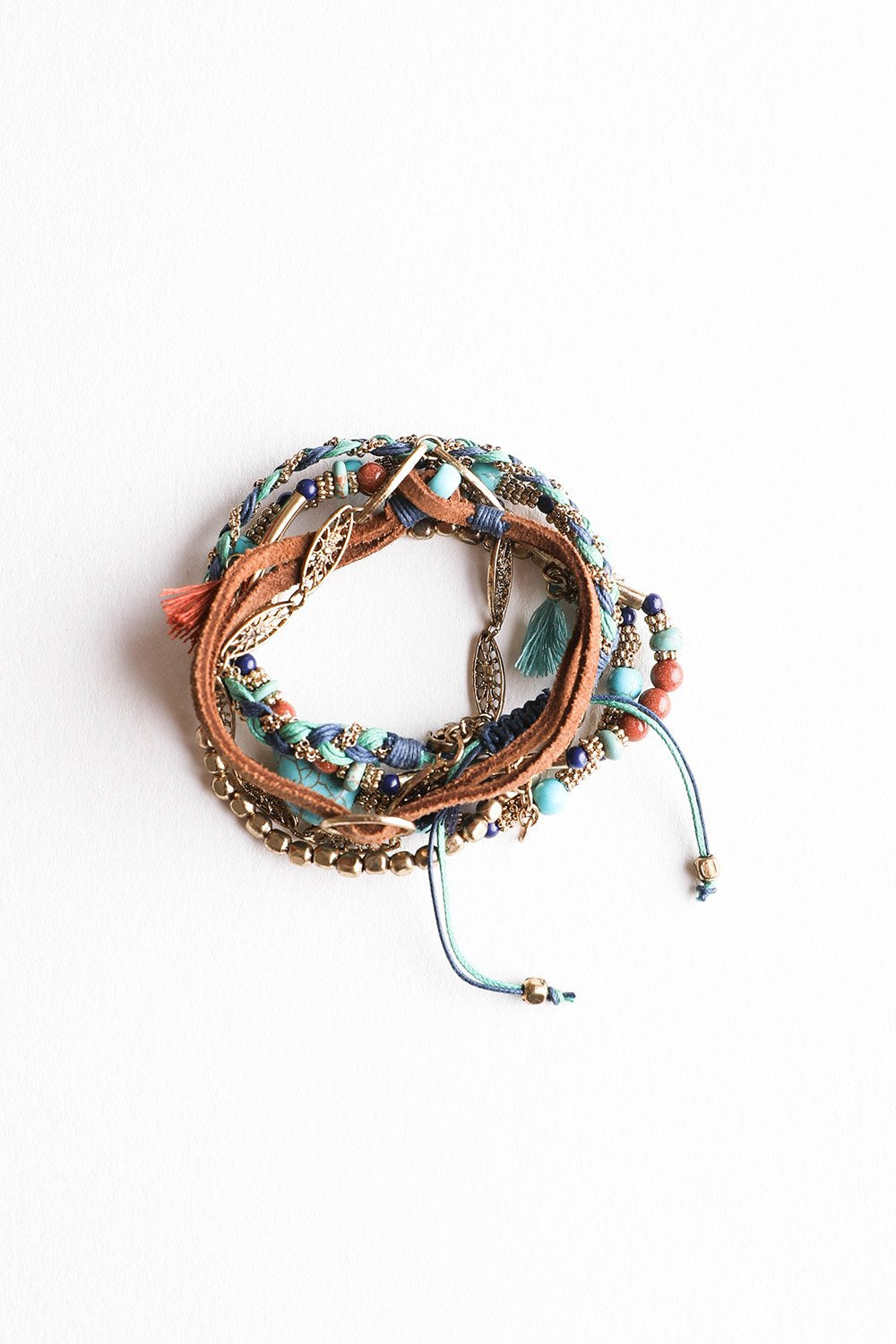 Beaded Suede Bracelet🩵 - NeoKira Unlimited