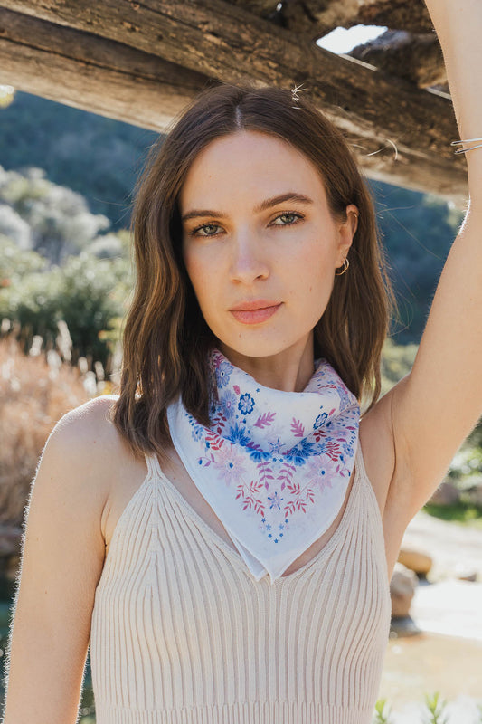 Blissful Bloom Floral Bandana - NeoKira Unlimited