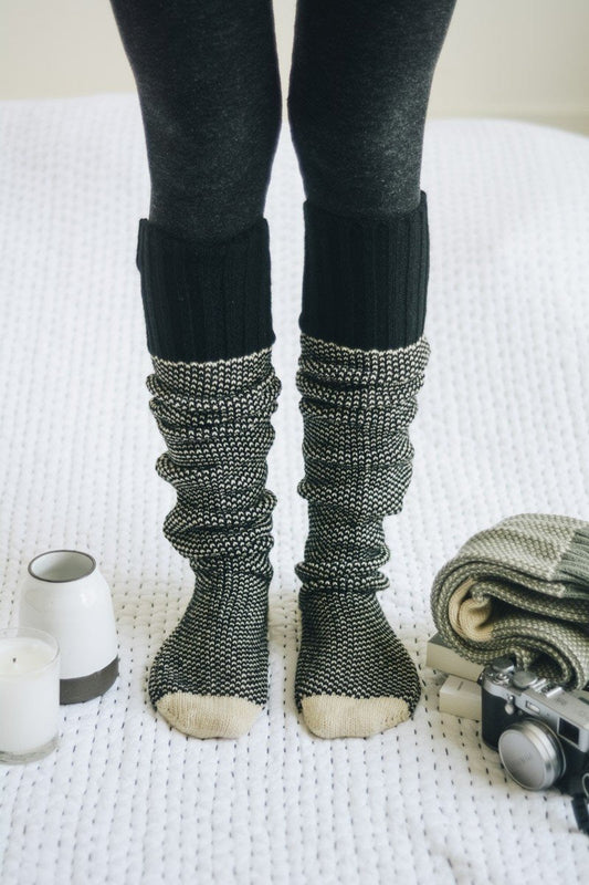 Cozy Ribbed Knit Lounge Socks - NeoKira Unlimited