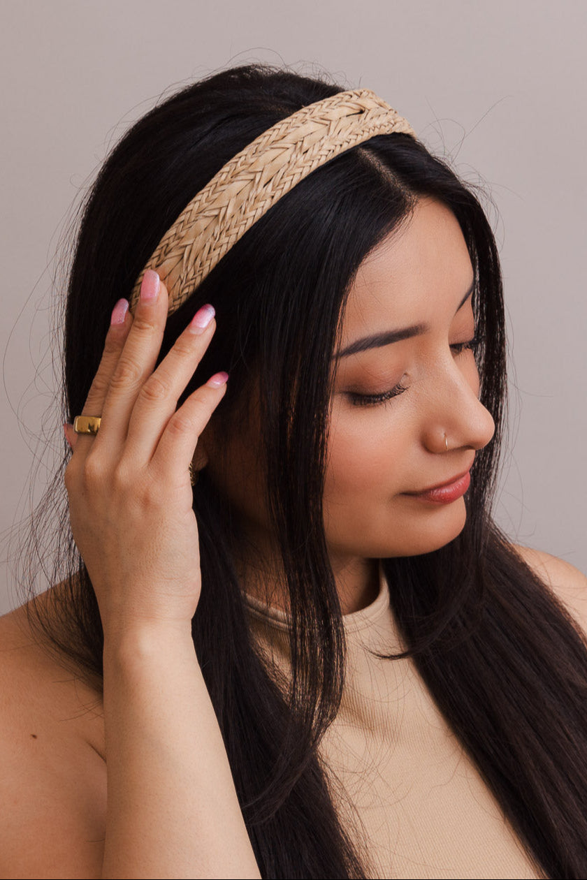 Vegan Leather Patterned Headband – Stylish and Ethical - NeoKira Unlimited