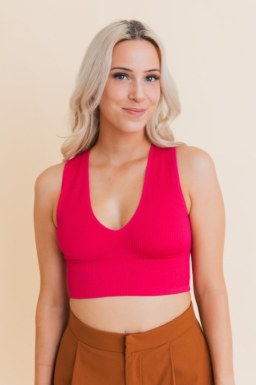 Eco Chic Ribbed Harmony Crop Top - NeoKira Unlimited
