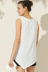 Ninexis Round Neck Button Side Tank Tank Top Trendsi   