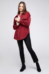 BiBi Fleece Buttoned Down Oversized Jacket Jacket BiBi   