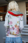 Tasha Apparel Full Size Floral Zip Up Hoodie Hoodie Trendsi   