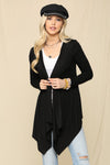 Celeste Full Size Open Front Knit Cardigan Cardigan Trendsi   