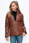 How Dare U Pocketed Zip Up Puffer Jacket with Removable Hood - NeoKira Unlimited