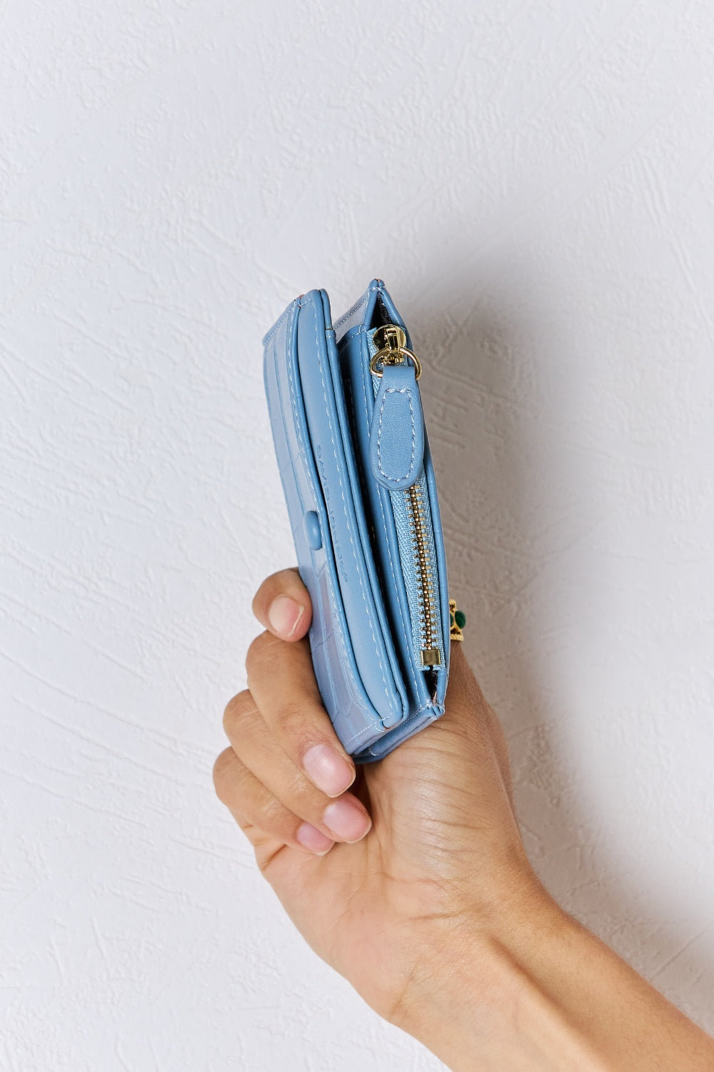 David Jones Texture PU Leather Mini Wallet - NeoKira Unlimited