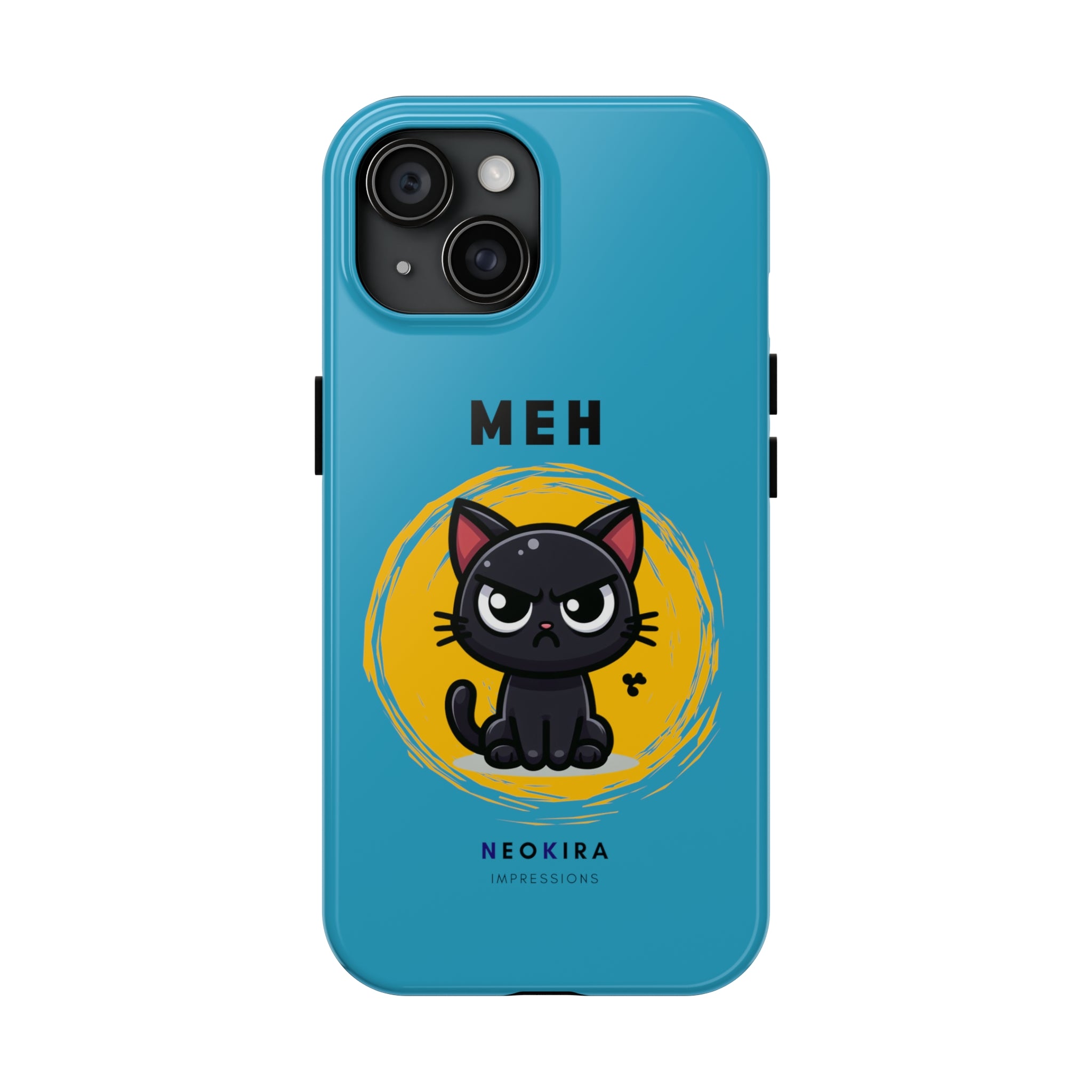 MEH (BLUE) Tough Phone Cases Phone Case Printify   