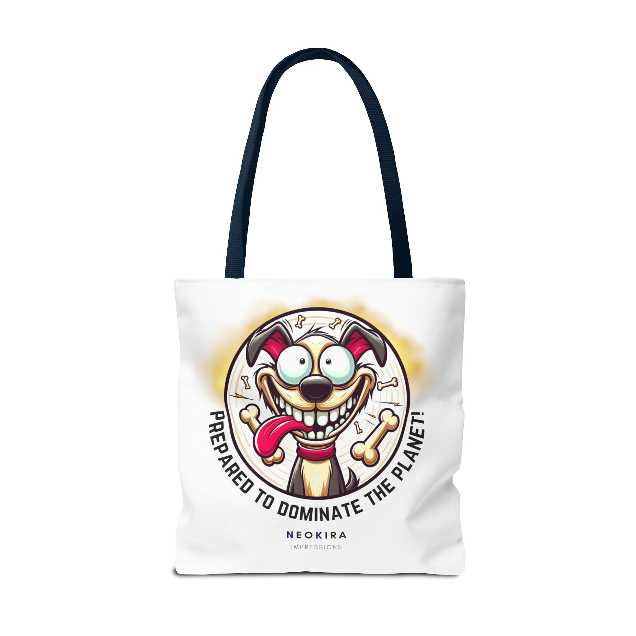 PREPARED TO DOMINATE THE PLANET Tote Bag Tote Bag Printify   