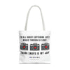 TAKING SNAPS IS MY JAM Tote Bag Tote Bag Printify 18" × 18'' White 