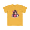 SOLO UNA NINA...Kids Regular Fit Tee Kids clothes Printify Gold XS 