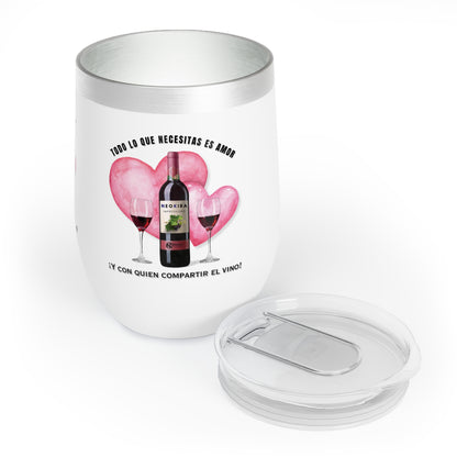 AMOR Y VINO Chill Wine Tumbler - NeoKira Unlimited