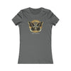 BLACK AND GOLDEN BUTTERFLY Women's Favorite Tee T-Shirt Printify S Asphalt 