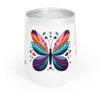 LET YOUR WINGS BE YOUR DREAMS Chill Wine Tumbler Wine Tumbler Printify White 12oz 