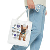 FRENCHIE Tote Bag Tote Bag Printify   