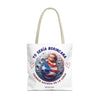 YO SERIA BORINCANA AUNQUE... Tote Bag Tote Bag Printify 18" × 18'' Beige 