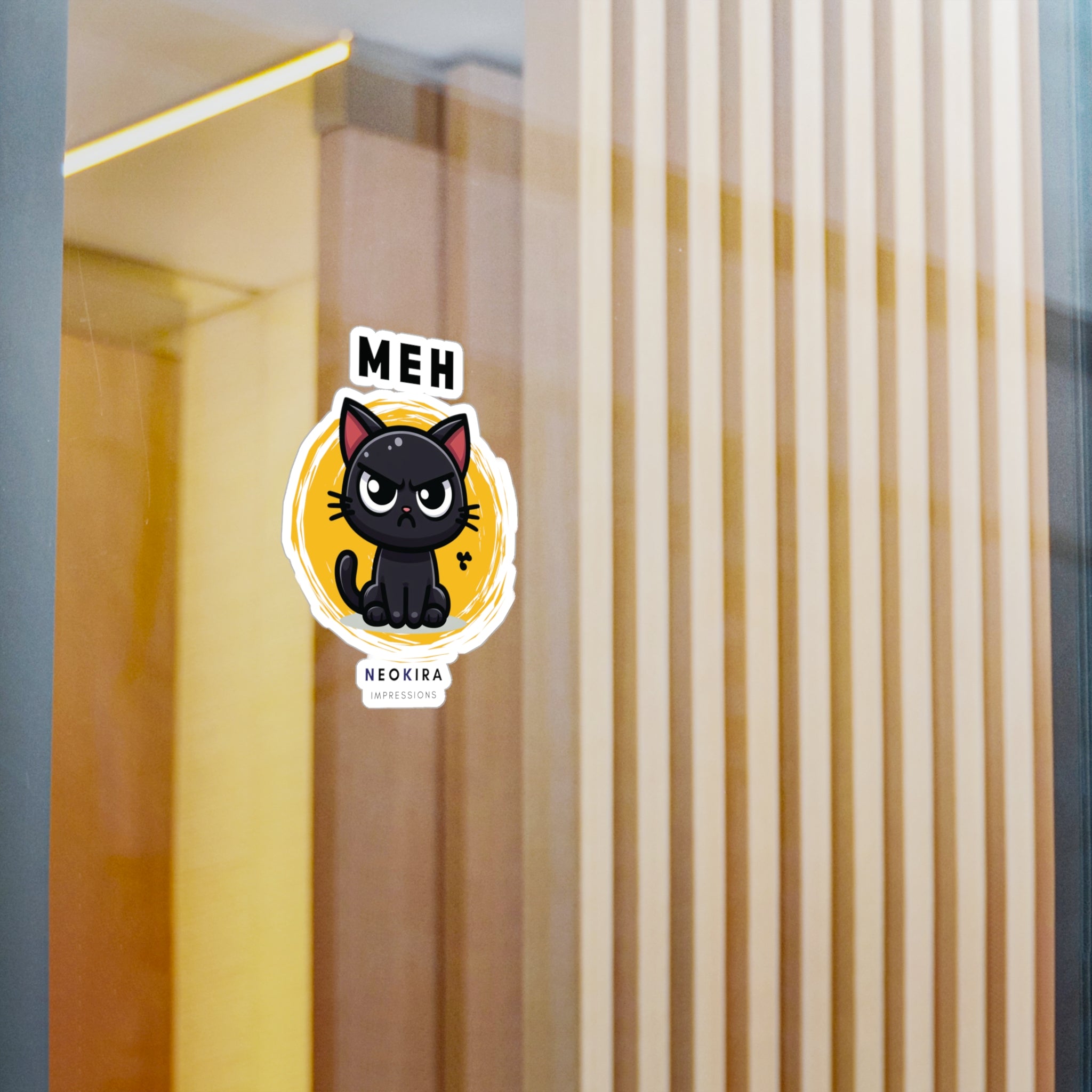 MEH Kiss-Cut Vinyl Decals Paper products Printify   