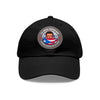 YO SERIA BORINCANO Dad Hat with Leather Patch (Round) Caps Printify Black / Grey patch Circle One size