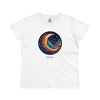 MOON AND STARS Women's Midweight Cotton Tee T-Shirt Printify   