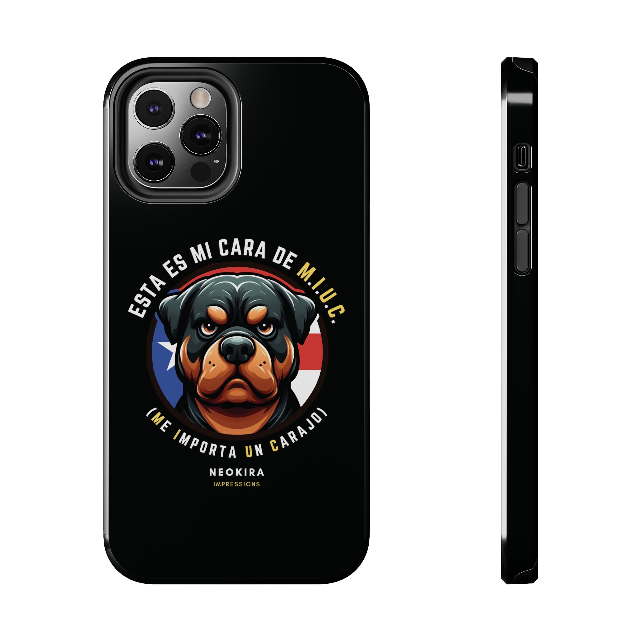 M.I.U.C. (BLACK) Tough Phone Cases Phone Case Printify   