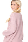 Chunky Waffle Knit Open Front Sweater Cardigan Cardigan Mak   