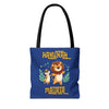 HAKUNAH MATATA BLUE Tote Bag Tote Bag Printify   