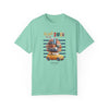 ROAD TRIP Unisex Garment-Dyed T-shirt T-Shirt Printify Island Reef S 