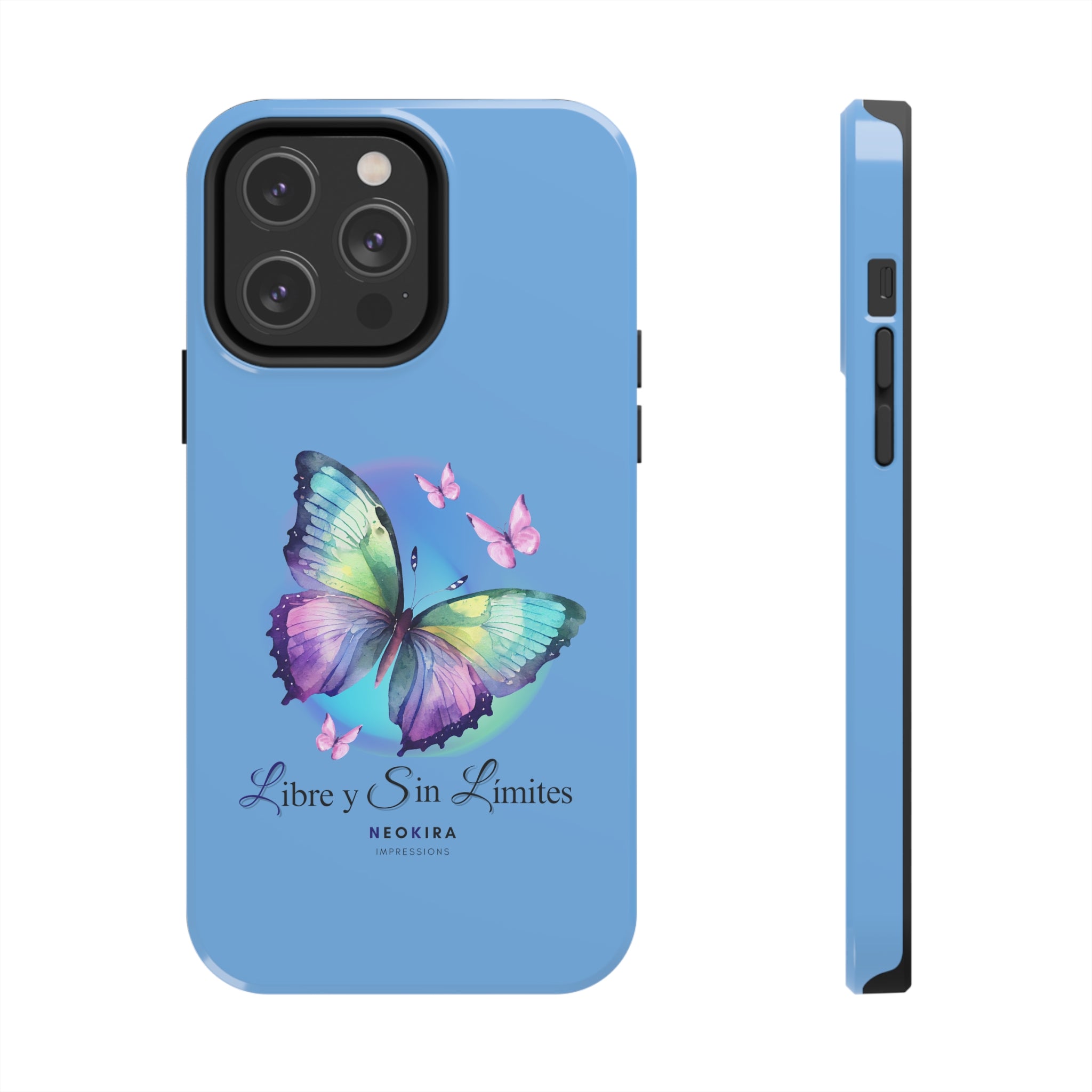 LIBRE Y SIN LIMITES (BLUE) Tough Phone Cases Phone Case Printify   