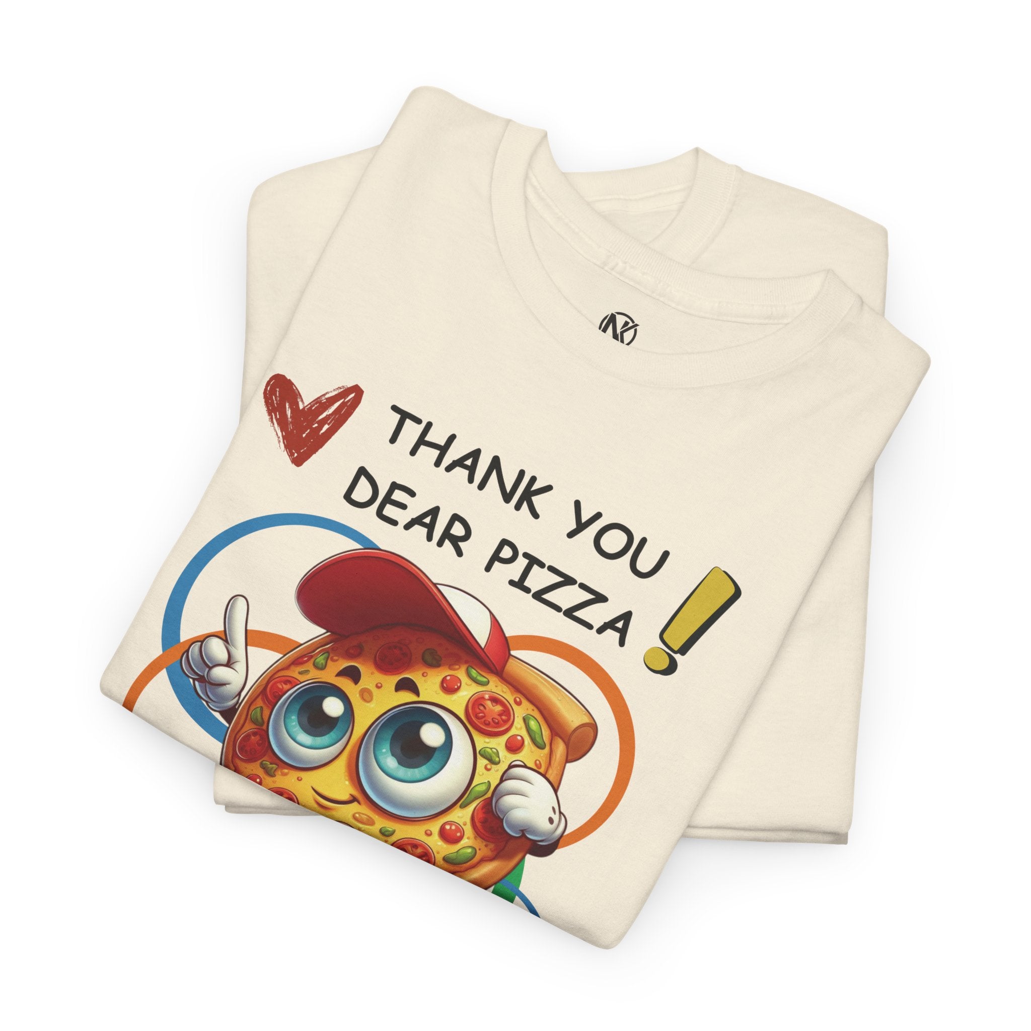 THANK YOU PIZZA Unisex Heavy Cotton Tee T-Shirt Printify   