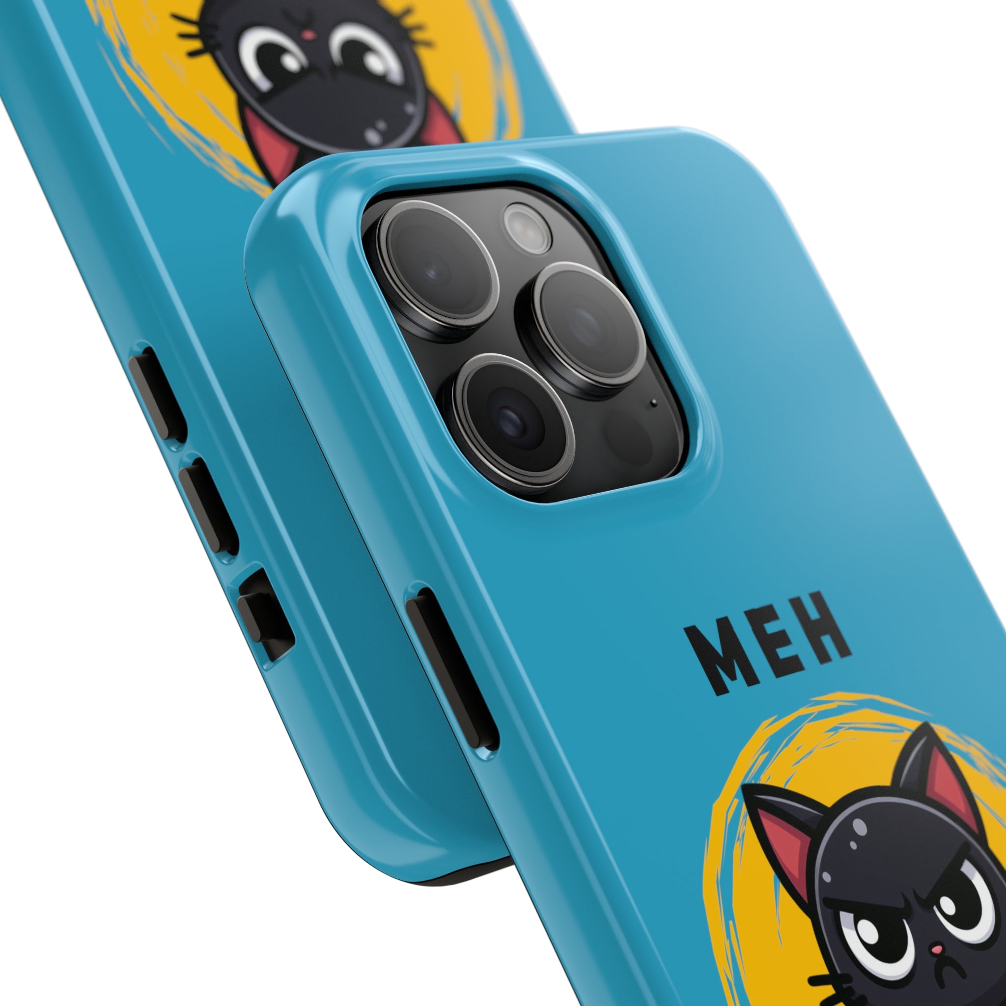 MEH (BLUE) Tough Phone Cases Phone Case Printify   