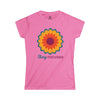 STAY FOCUSED Women's Softstyle Tee T-Shirt Printify Azalea S 