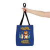 HAKUNAH MATATA BLUE Tote Bag Tote Bag Printify   