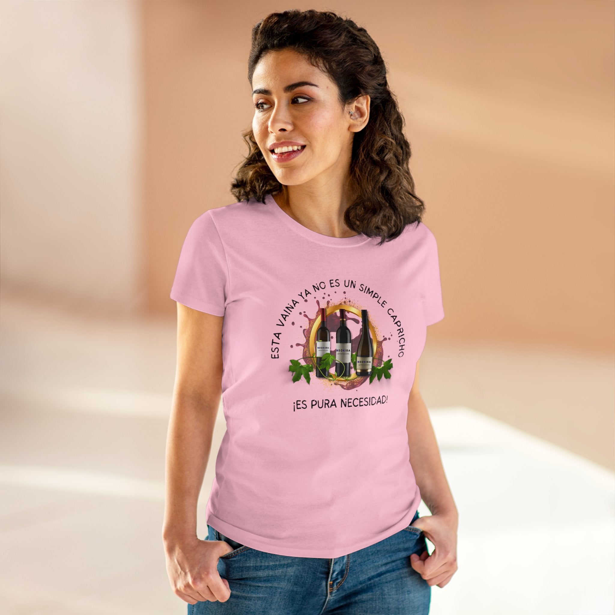 ESTA VAINA NO ES UN SIMPLE CAPRICHO Women's Midweight Cotton Tee T-Shirt Printify   