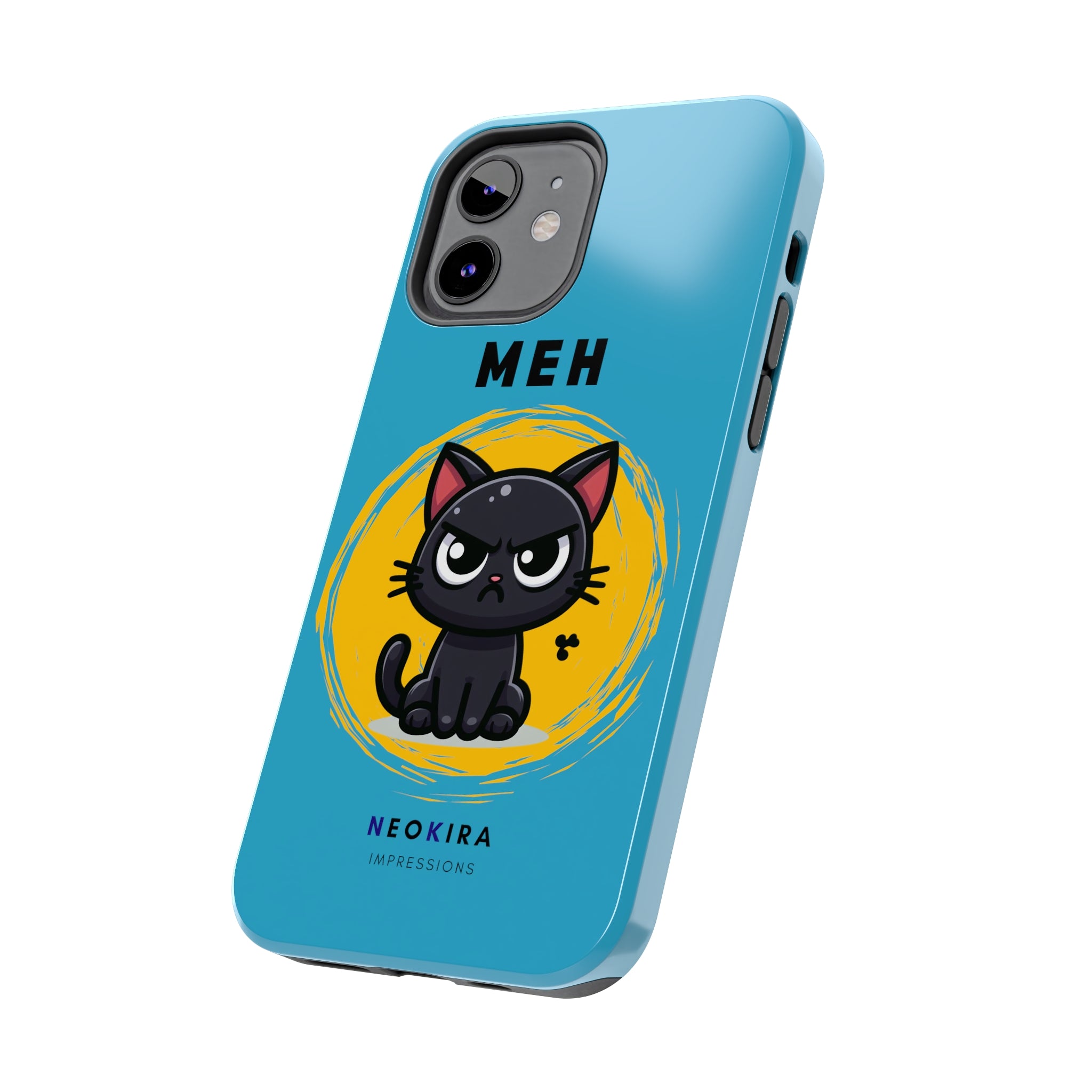 MEH (BLUE) Tough Phone Cases Phone Case Printify   