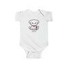 CUTE DOG AND CAT  Infant Fine Jersey Bodysuit Kids clothes Printify White 6M 