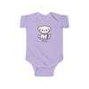 CUTE DOG AND CAT  Infant Fine Jersey Bodysuit Kids clothes Printify Lavender 6M 