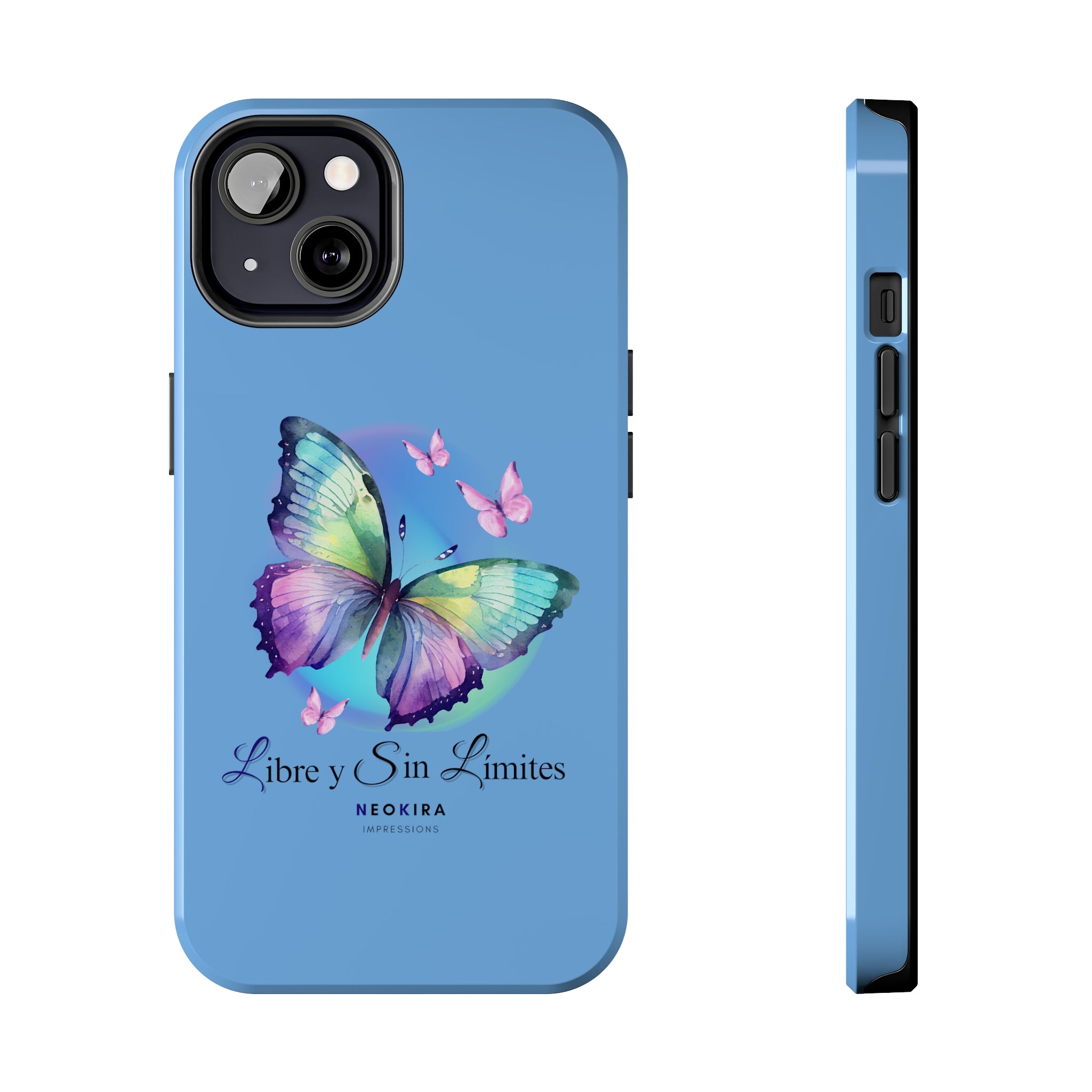 LIBRE Y SIN LIMITES (BLUE) Tough Phone Cases Phone Case Printify   