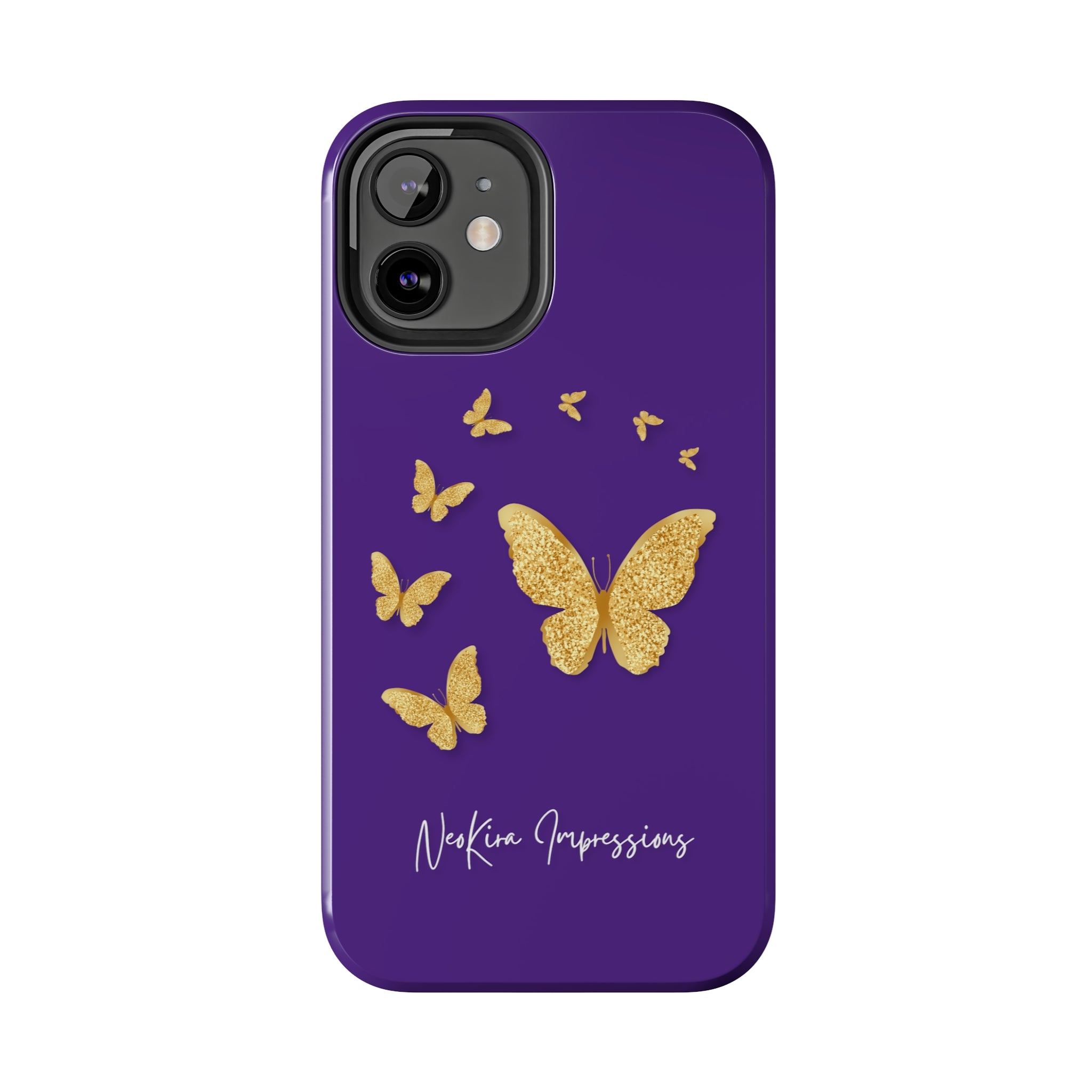 GOLDEN BUTTERFLIES Tough Phone Cases Phone Case Printify   