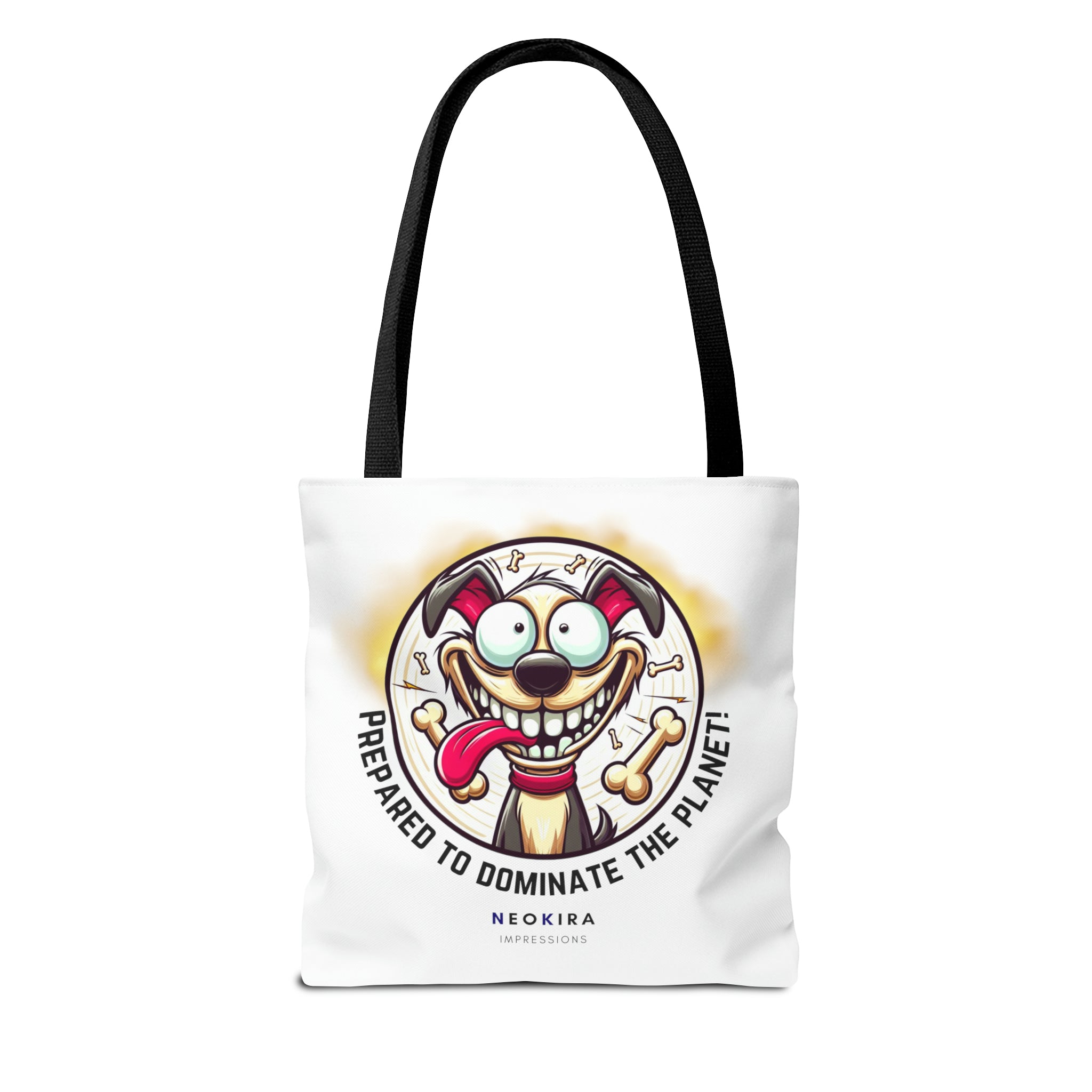 PREPARED TO DOMINATE THE PLANET Tote Bag Tote Bag Printify   