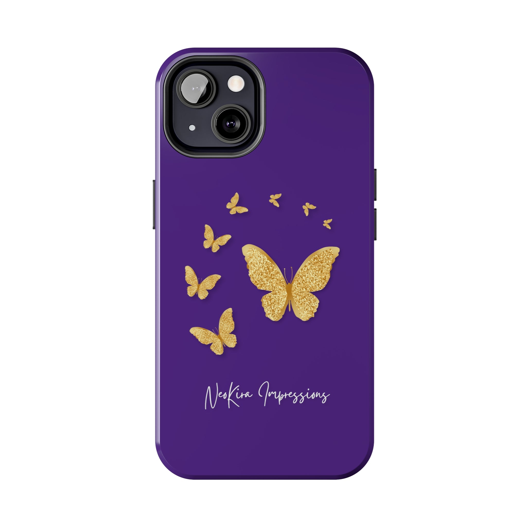 GOLDEN BUTTERFLIES Tough Phone Cases Phone Case Printify   