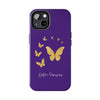 GOLDEN BUTTERFLIES Tough Phone Cases Phone Case Printify   