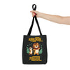 HAKUNAH MATATA BLACK Tote Bag Tote Bag Printify   