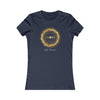 MOON PHASES Women's Favorite Tee T-Shirt Printify S Navy 