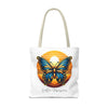 BUTTERFLY Tote Bag Tote Bag Printify   