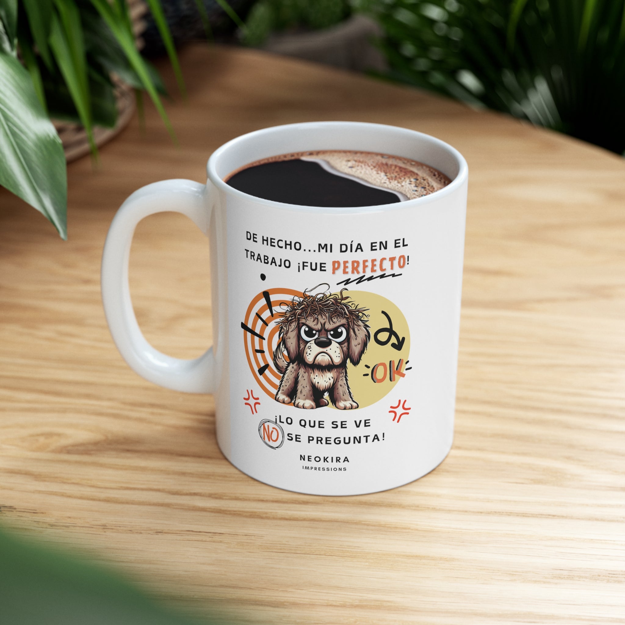 LO QUE SE VE NO SE PREGUNTA Ceramic Mug 11oz 11oz Mug Printify   