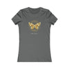 BUTTERFLY AND A CIRCLE  Women's Favorite Tee T-Shirt Printify S Asphalt 