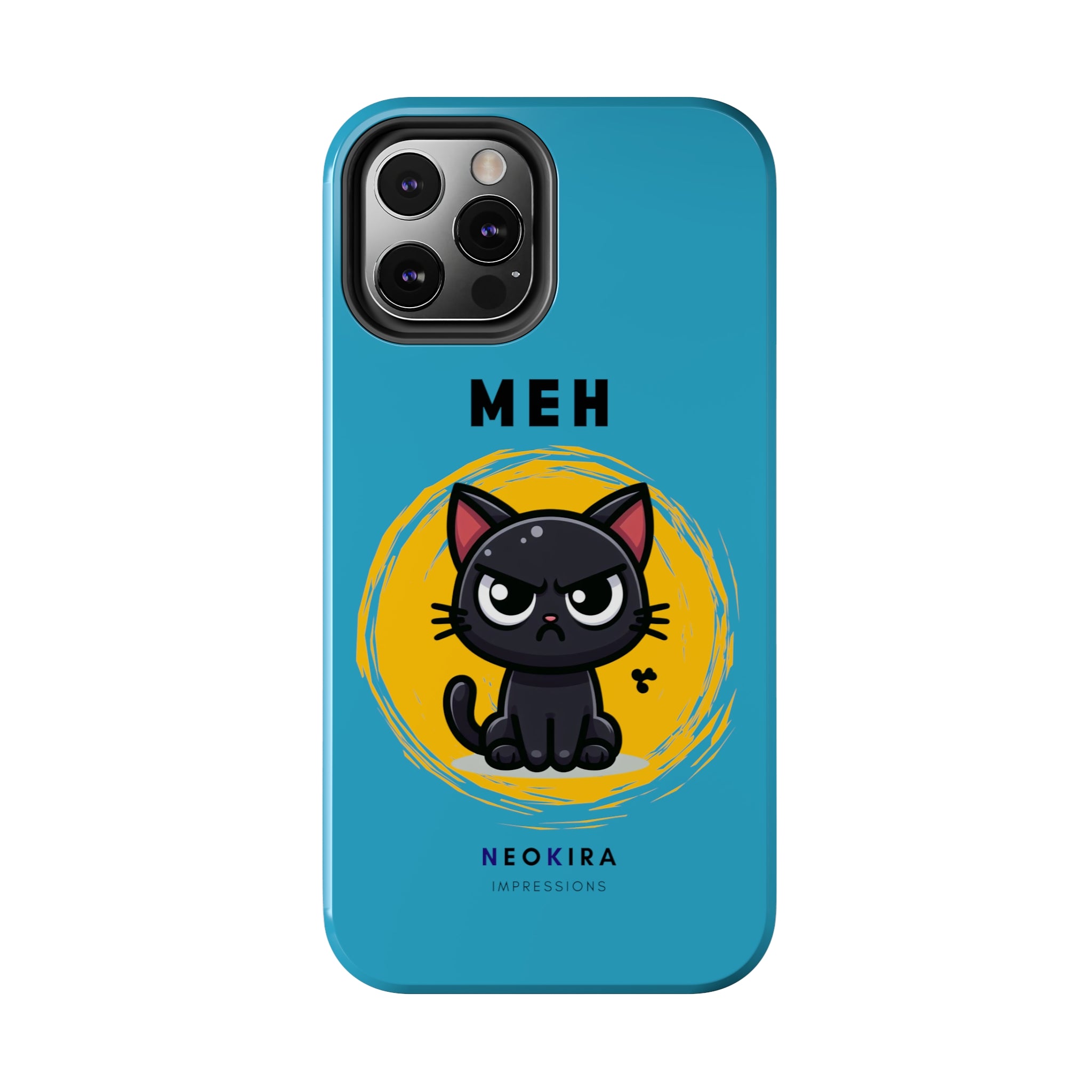 MEH (BLUE) Tough Phone Cases Phone Case Printify   