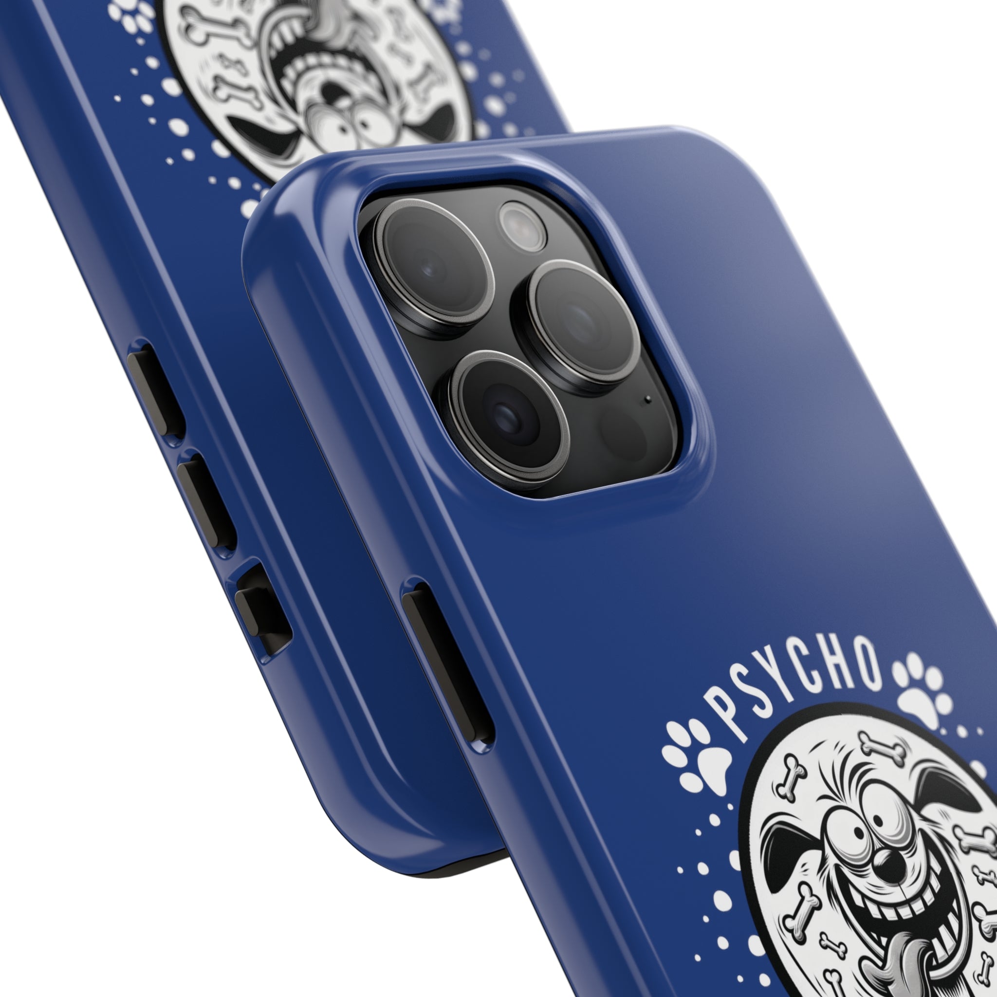 PSYCHO DOG (BLUE) Tough Phone Cases Phone Case Printify   