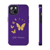 GOLDEN BUTTERFLIES Tough Phone Cases Phone Case Printify   